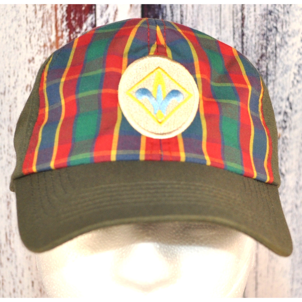 Webelos BSA Boy Scouts of America Uniform Hat Cap Medium/Large Hook and Loop